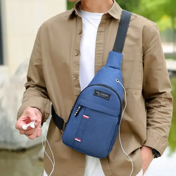 Mochila de peito masculina